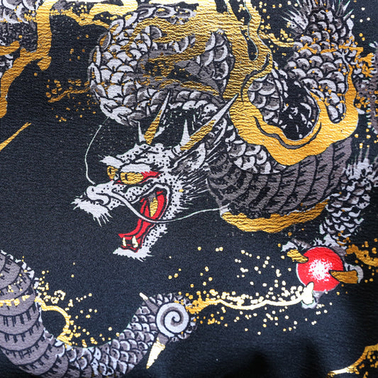 室内飾り鯉のぼり 金彩弦月之鯉 豪