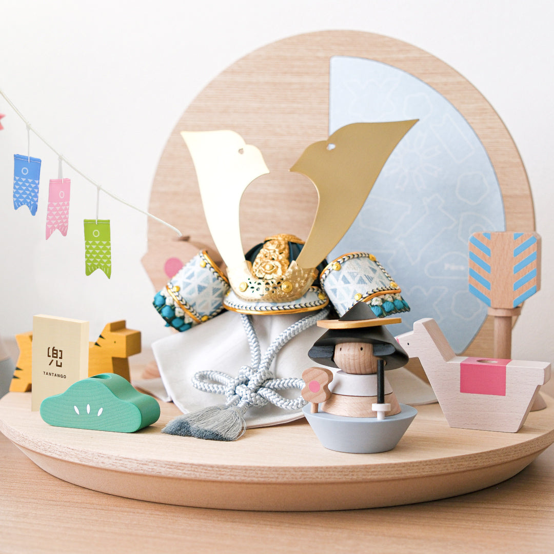 【Puca】TANTANGO兜 ボリュームセット【たんたんごセット】 本格コンパクト兜飾り 五月飾り たんたんご 鯉のぼり