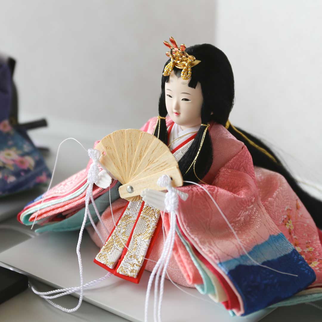 Couleur saisonnière Akebono (printemps) - Tokiiro - Décoration Prince et Princesse Poupée Hina