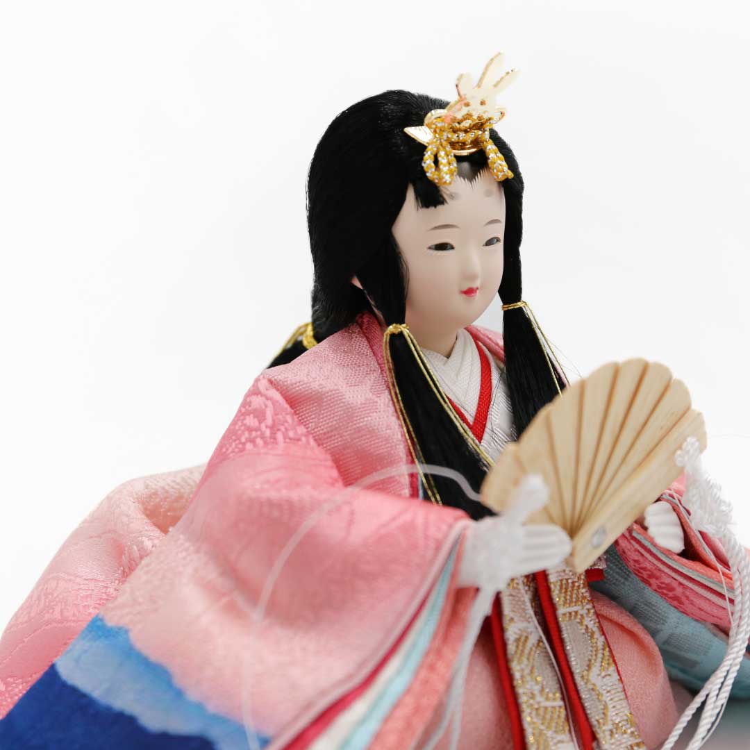 Couleur saisonnière Akebono (printemps) - Tokiiro - Décoration Prince et Princesse Poupée Hina