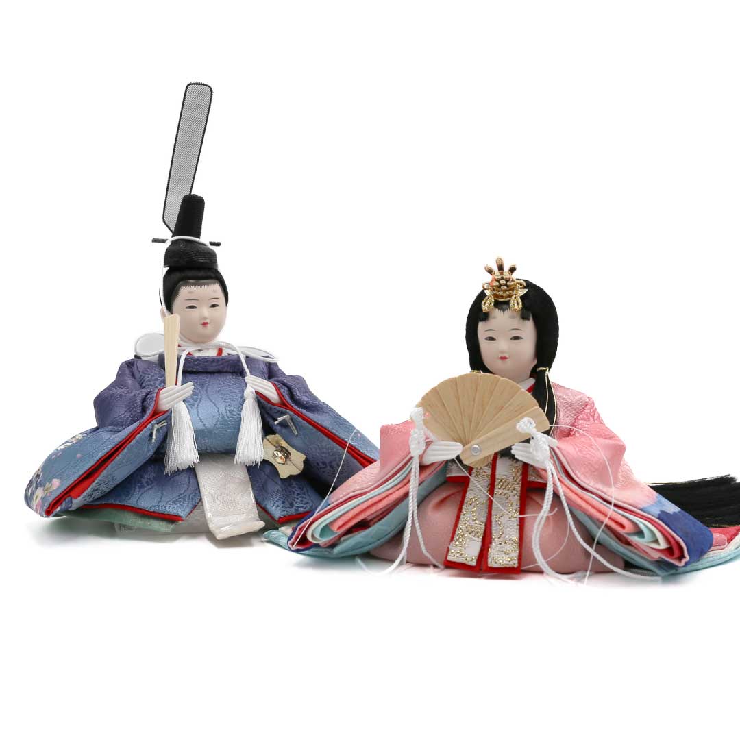 Couleur saisonnière Akebono (printemps) - Tokiiro - Décoration Prince et Princesse Poupée Hina