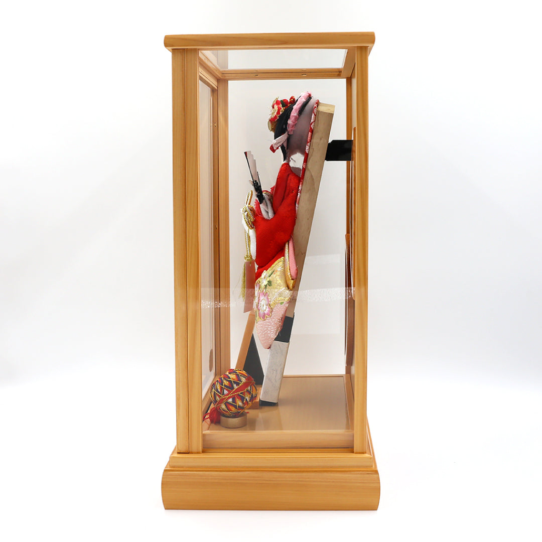 Kotobuki no Mai (Longevity Dance) - 10-gou Hagoita Decoration, made by Heian Dosui