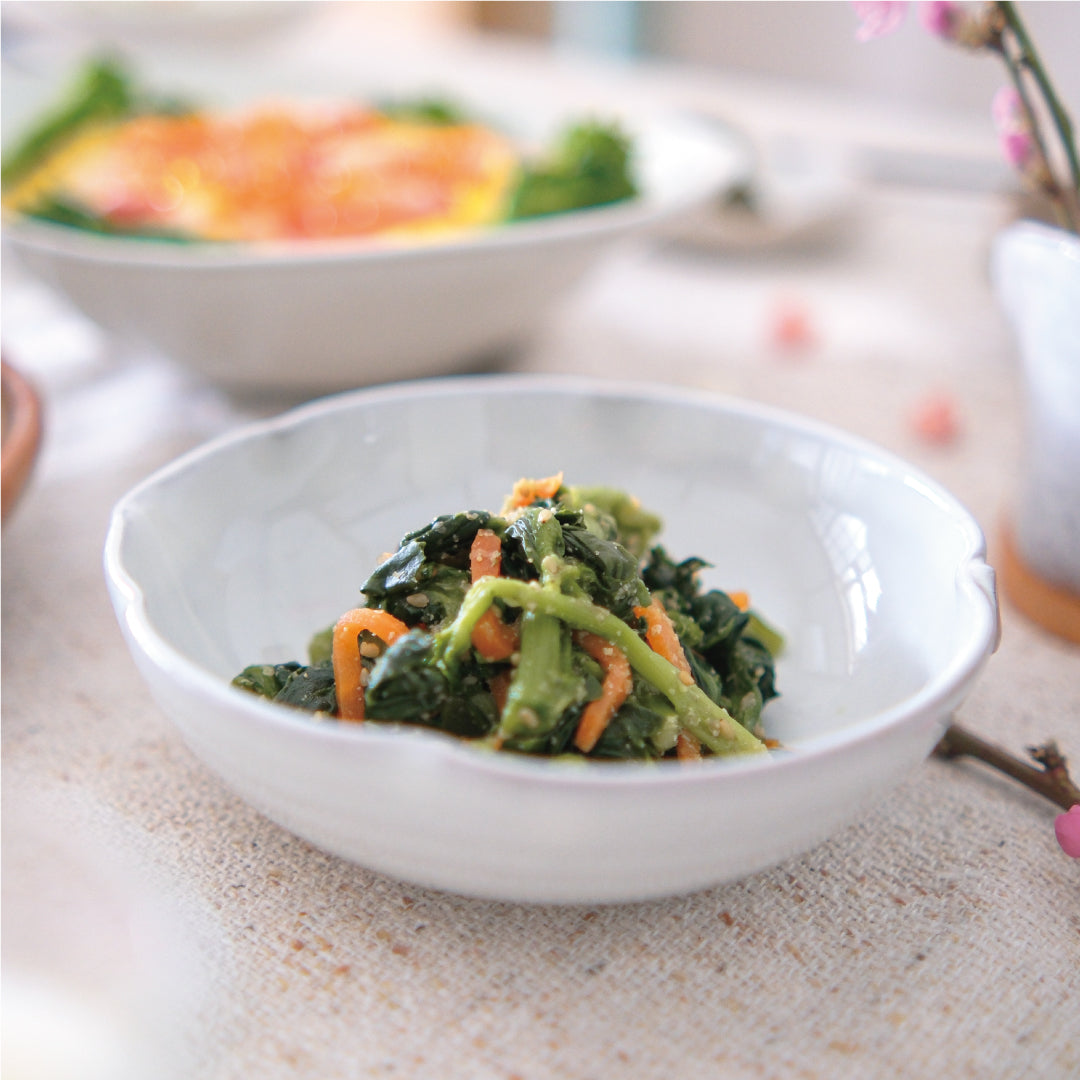 木の葉鉢 卯の花 萩焼