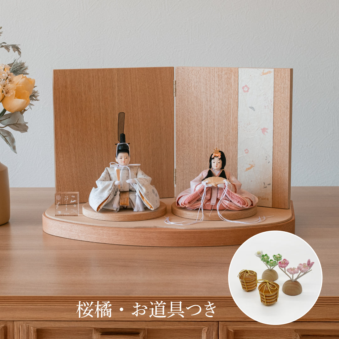 【Puca】花ころも うさぎ 二曲屏風 プーカの衣装着【数量限定】