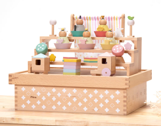 【Puca】プーカのひなにんぎょう 花箱 HINANINGYO HANAHAKO