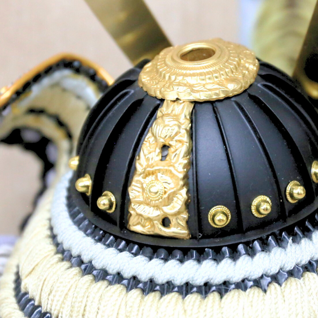 極上山水　龍虎之図兜『双龍』