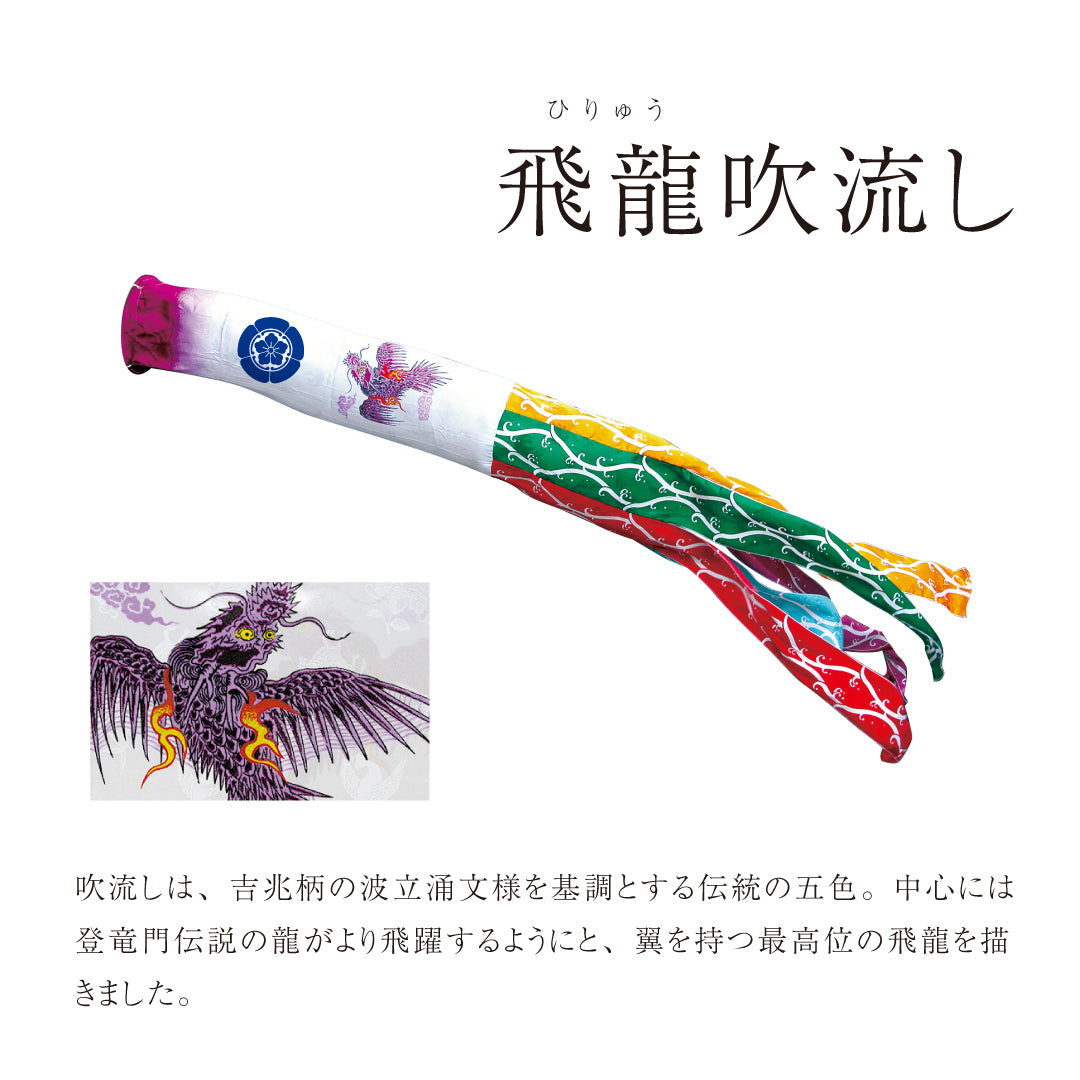 龍輝 ベランダセット( 潑水加工鲤 ） 慶祝の鯉【吉兆】プレミアムベランダスタンドセット – 晴れと暮らす