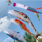 Celebration carp [Kiccho] Large 6-piece set (arrow, rope) + pole included Tokunaga carp streamer 