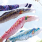 Gold colored stringed moon carp [Australian] premium balcony stand set Tokunaga carp streamer 