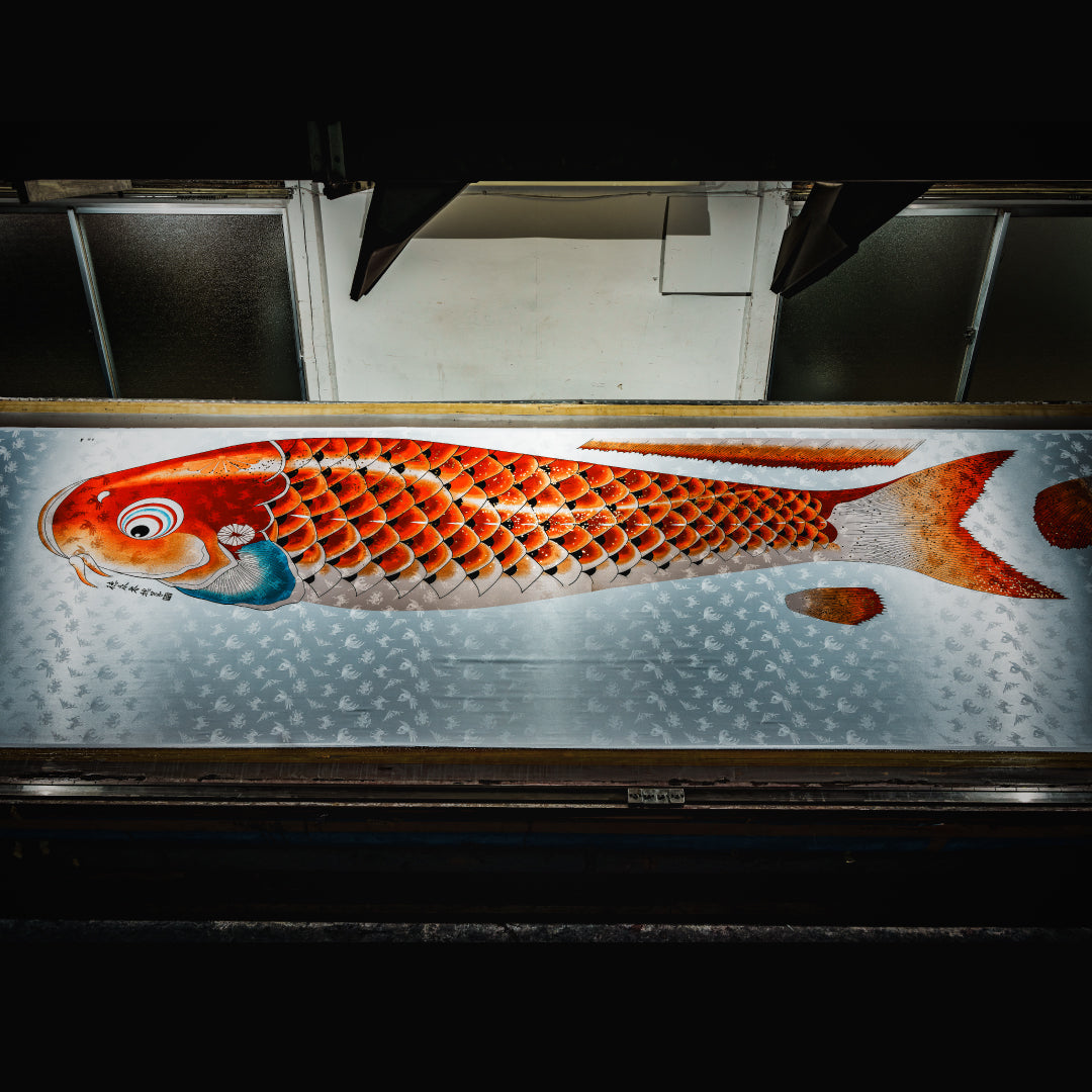 鯉 Celebration carp [Kiccho] 6-piece Niwa Deco Set Tokunaga Koinobori