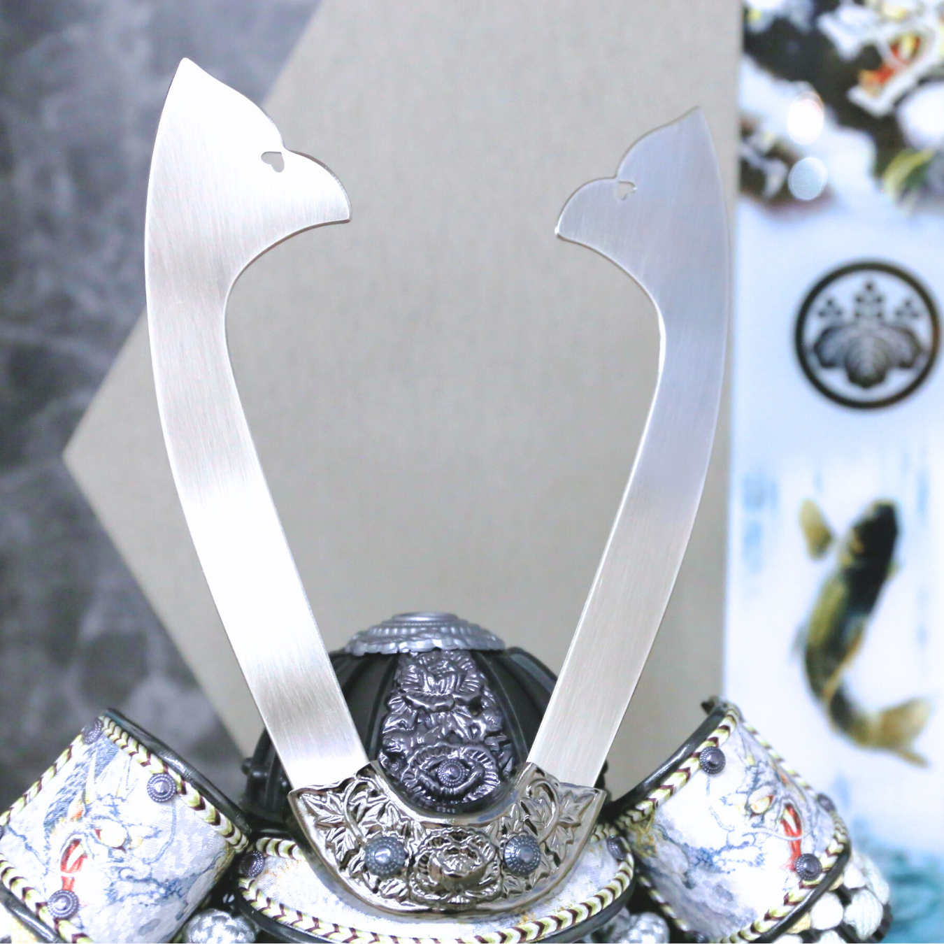 極上山水登龍門兜『双龍』