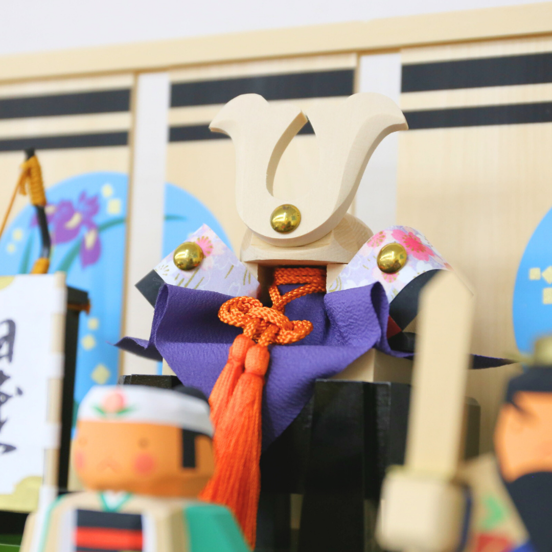 五月人形　伊予一刀彫り【南雲作】　皐月『組』