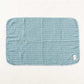 Gauze blanket baby size (SHITOSHITO) Soft four-ply gauze, blue [BLANKED] 