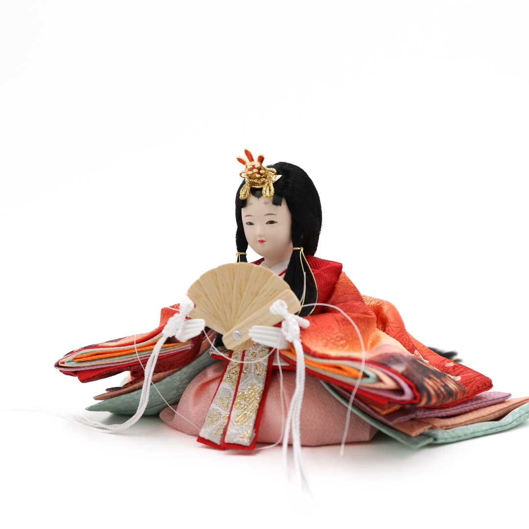 か*り様 美品 ユキ トリヰ ユキ トリイデザイン 優貴ひな 京旭作 親王飾り 雛人形 親王飾り 鳥居ユキ