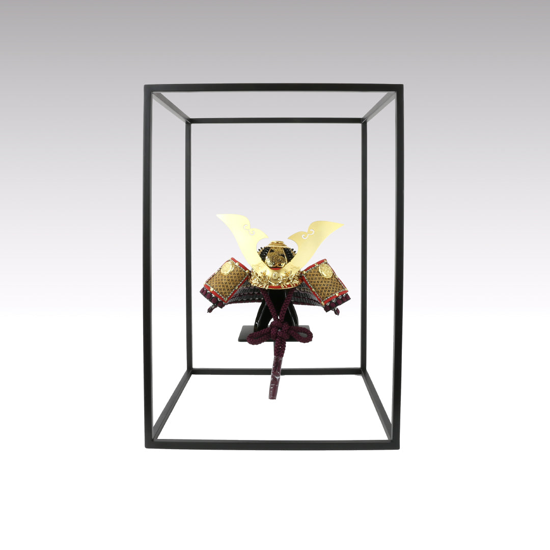 別所 実正 | 5号 厚物菊兜 オリジナルスチールフレーム台 – 晴れと暮らす
