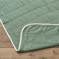 Gauze blanket baby size (NOBINOBI) Soft four-ply gauze green [BLANKED] 