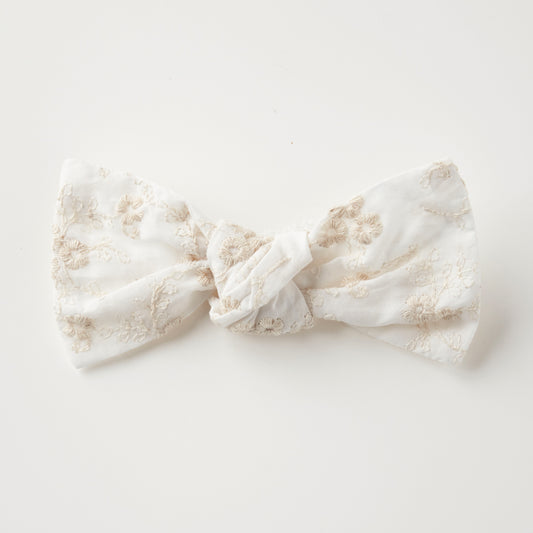 エンブロイダリーヘアバンド オフホワイト