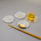 [toumei] Foil small mame plate 3 pieces Masuki resin