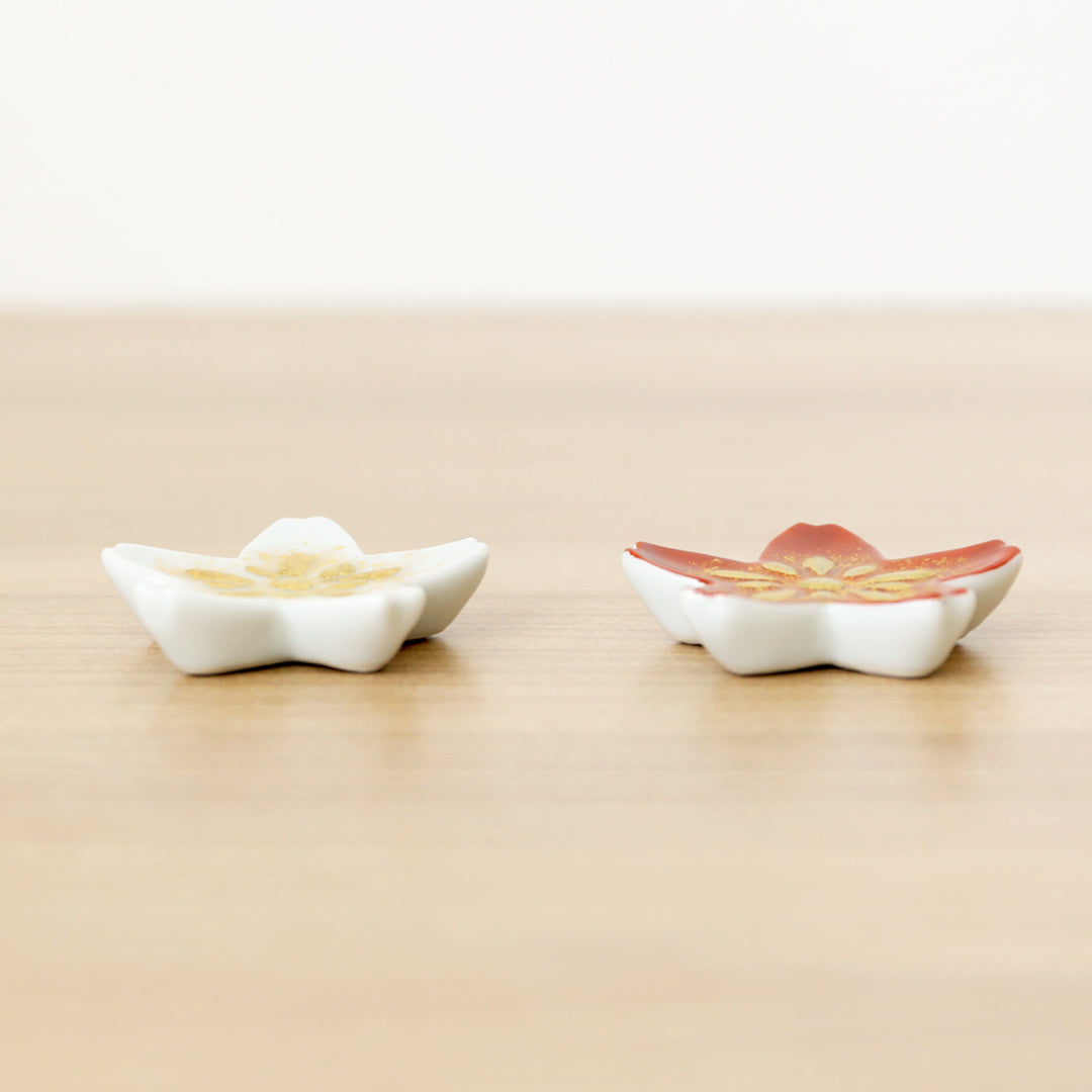 西川貞三郎商店】ペア箸置き - 紅白桜 - – 晴れと暮らす