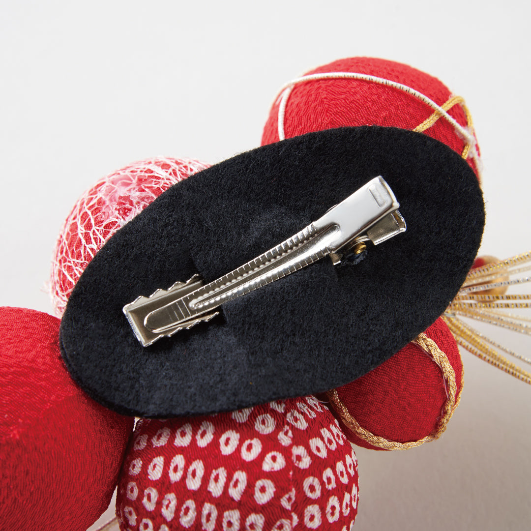 和装ヘッドドレス ～TEMARI～ レッド