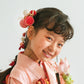 和装ヘッドドレス ～TEMARI～ レッド
