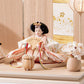 KIMONO Hina Dolls 1. Pop Stripe Prince and Princess Decoration Canvas Hina Dolls 