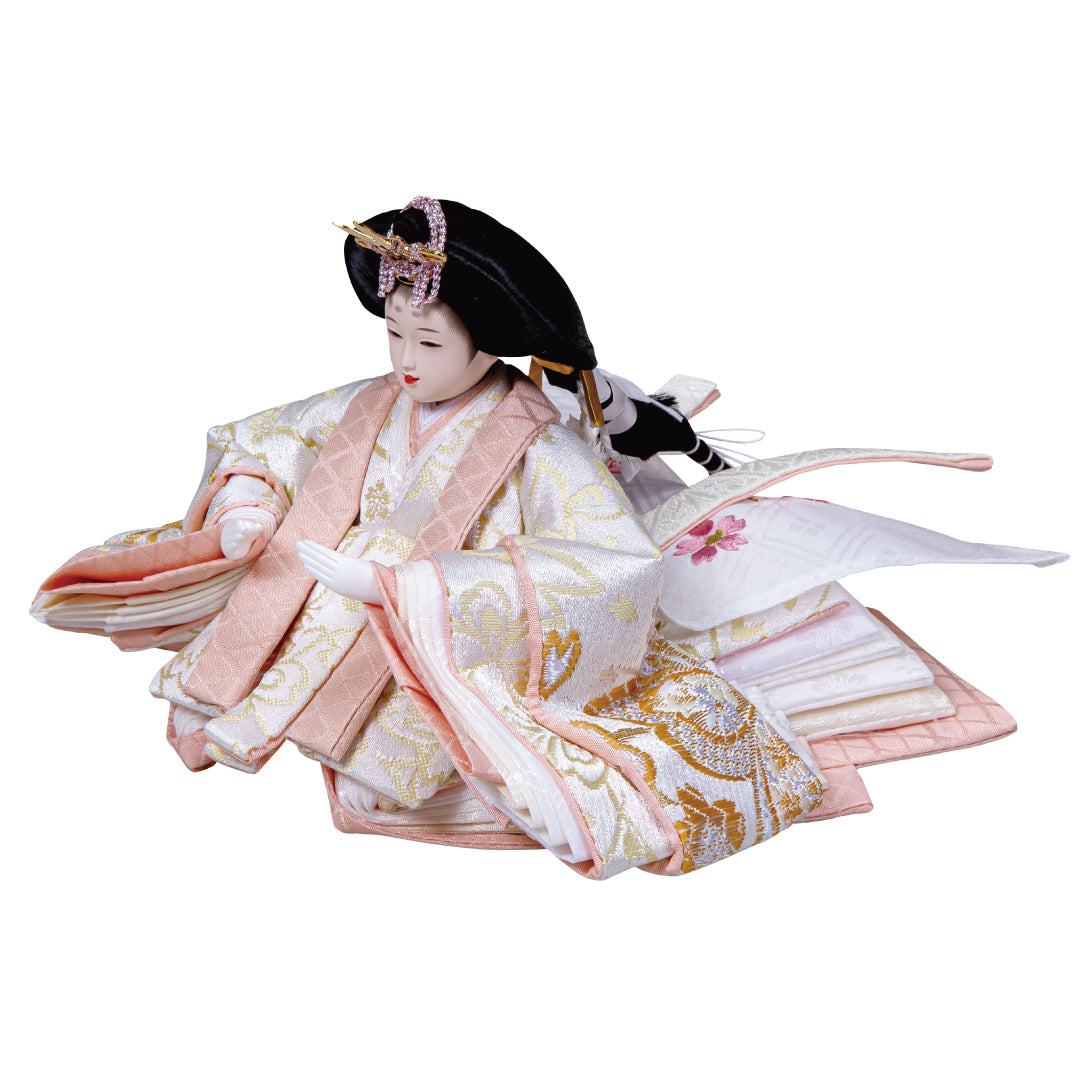 KIMONO Hina Dolls 1. Pop Stripe Prince and Princess Decoration Canvas Hina Dolls 