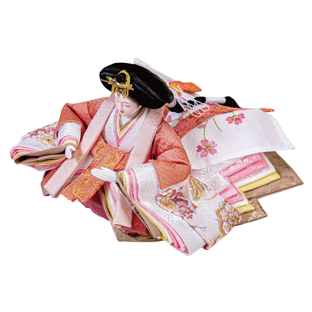 KIMONO Hina Dolls 1. Pop Stripe Prince and Princess Decoration Canvas Hina Dolls 