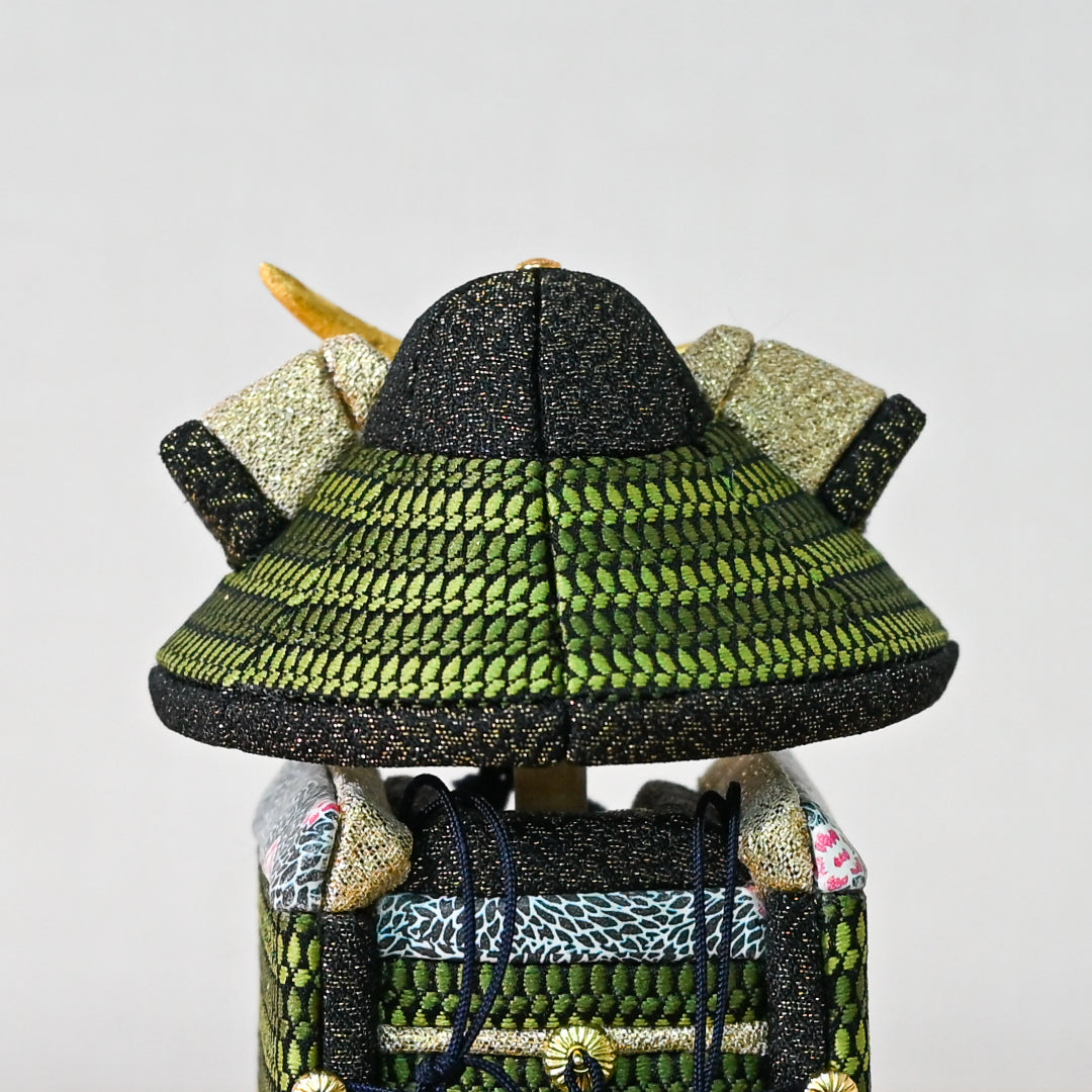 木目込人形【誉鎧】 ＜翠護 -suigo-＞　徳永監修　五月人形