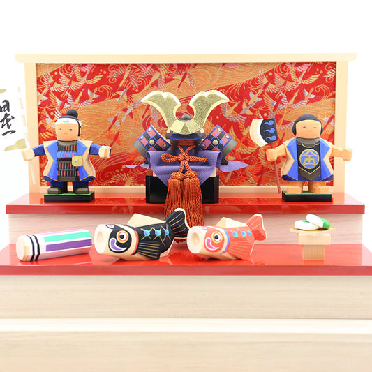 五月人形 伊予一刀彫り【南雲作】 陽翔(はると)