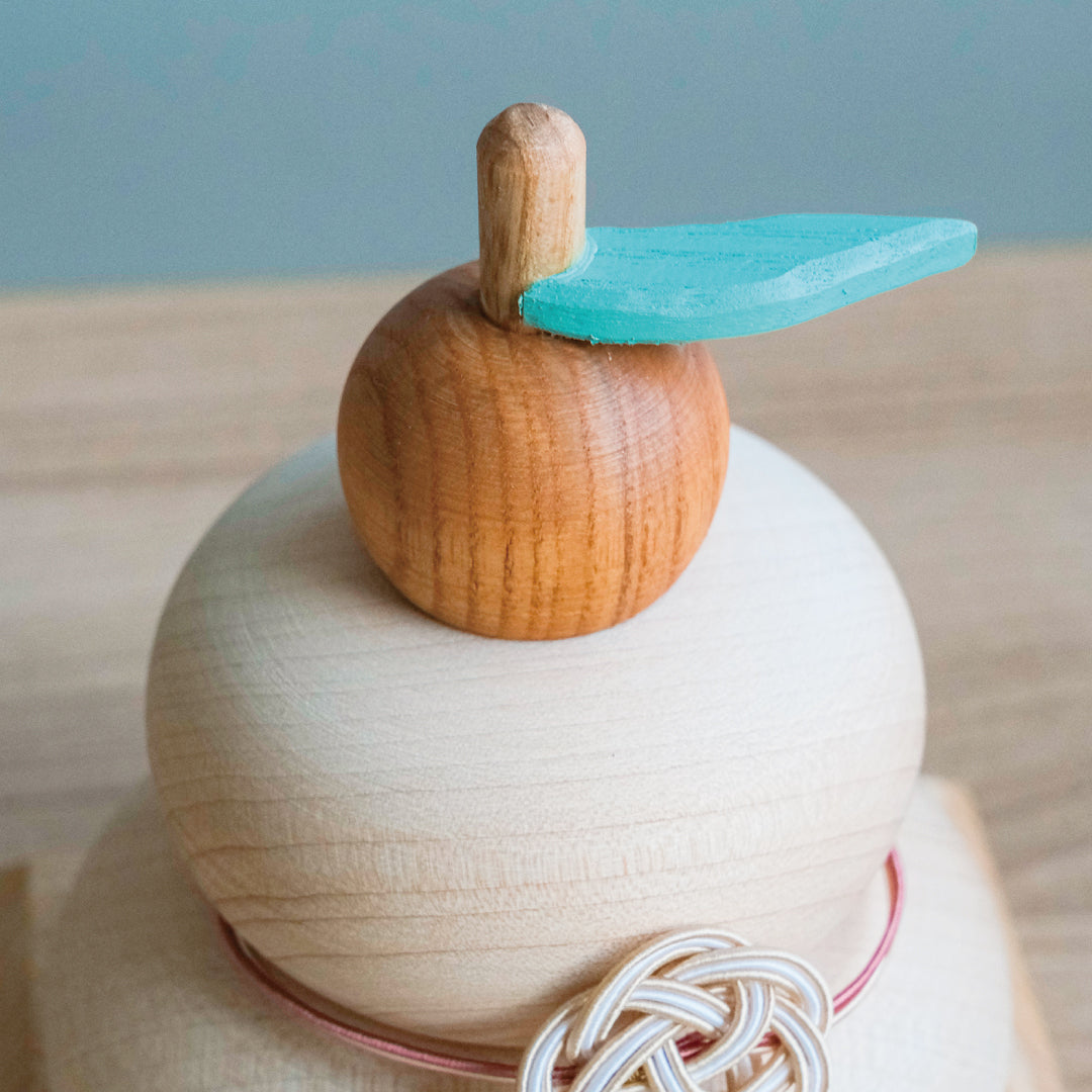 [toumei] Repose-baguettes en feuille d'or, boîte en bois, 5 pièces, résine Masuki