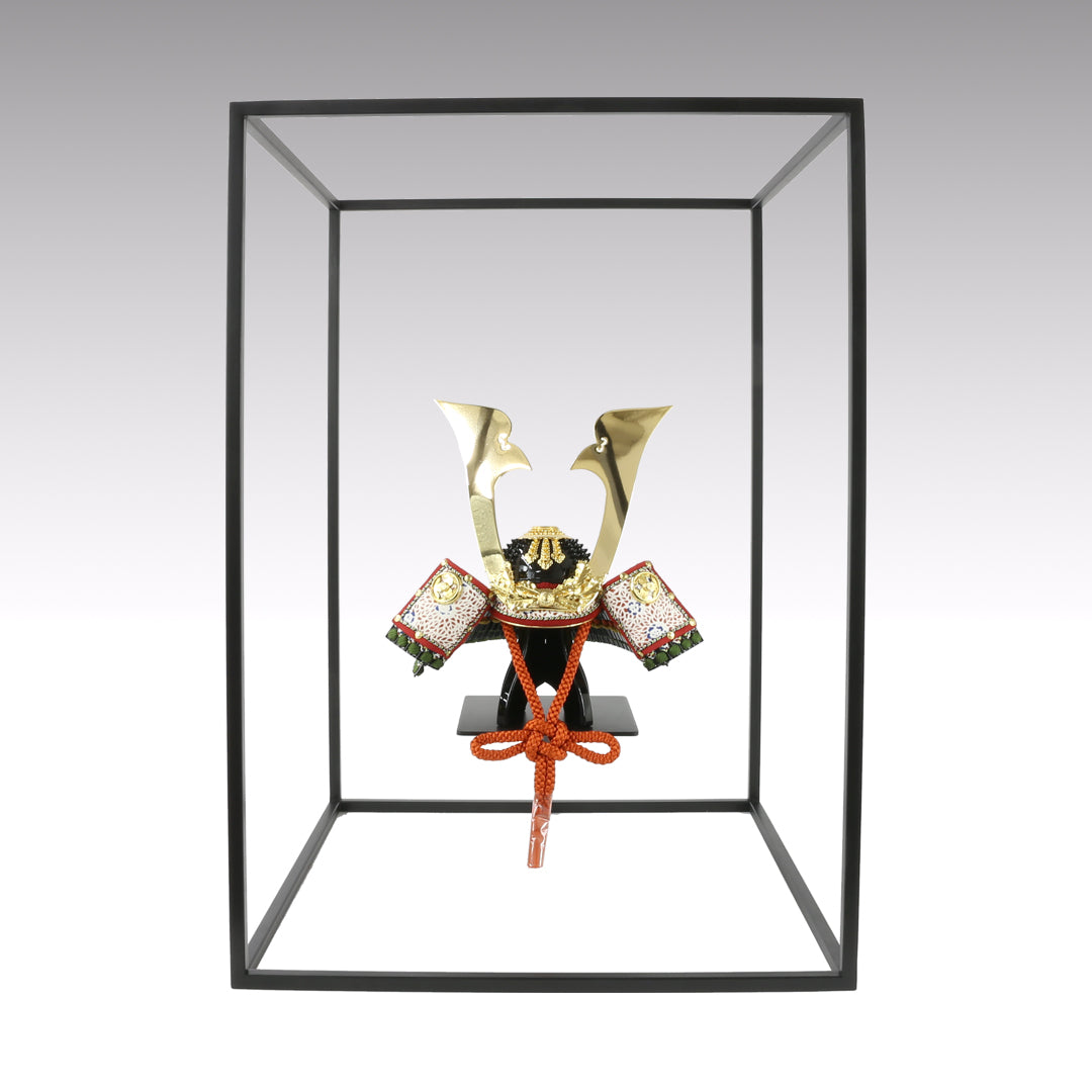 別所 実正 | 5号 柏葉兜 オリジナルスチールフレーム台 – 晴れと暮らす