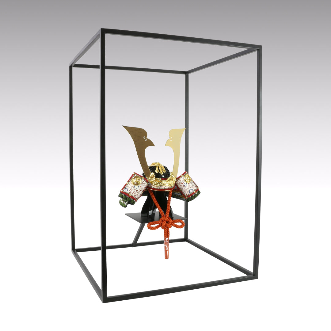 別所 実正 | 5号 柏葉兜 オリジナルスチールフレーム台 – 晴れと暮らす