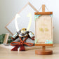[toumei] Gold foil chopstick rest, wooden box, 5 pieces, Masuki Resin