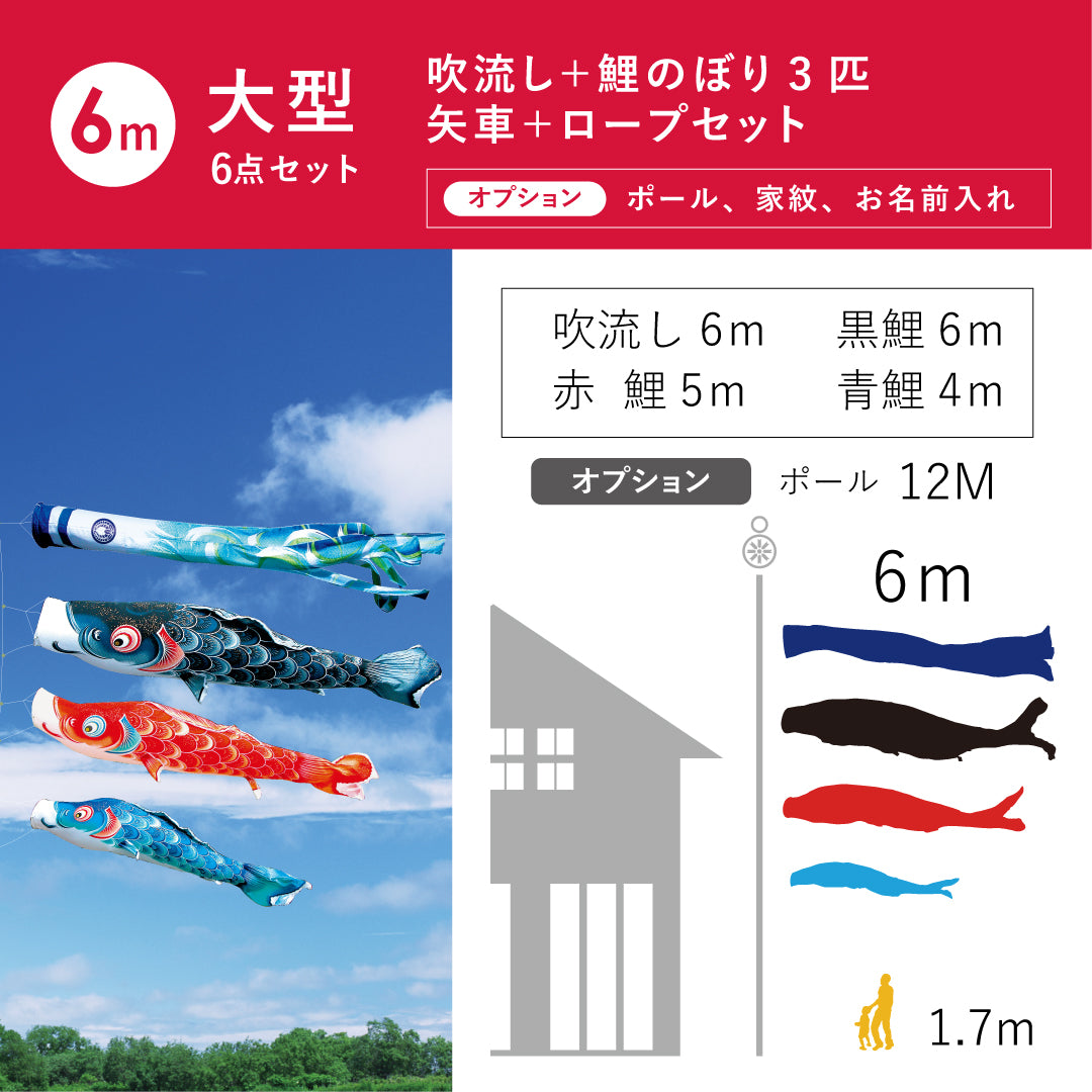 薫風の舞い【風舞い】６点大型セット