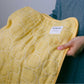 Gauze blanket baby size (TONTON) Soft four-ply gauze yellow [BLANKED] 