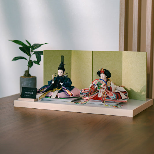 Poupée Hina KIMONO 6. Poupées en toile décoratives Prince et Princesse de style écossais 