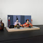 KIMONO Hina Dolls 4. Smokey Grace Prince and Princess Decoration Canvas Hina Dolls 