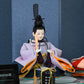 KIMONO Hina Dolls 4. Smokey Grace Prince and Princess Decoration Canvas Hina Dolls 
