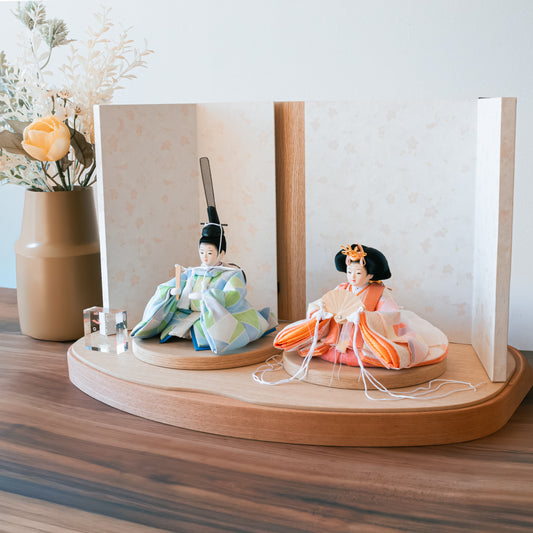 【Puca】花ころも　琥珀-こはく- 三曲屏風　プーカの衣装着【数量限定】