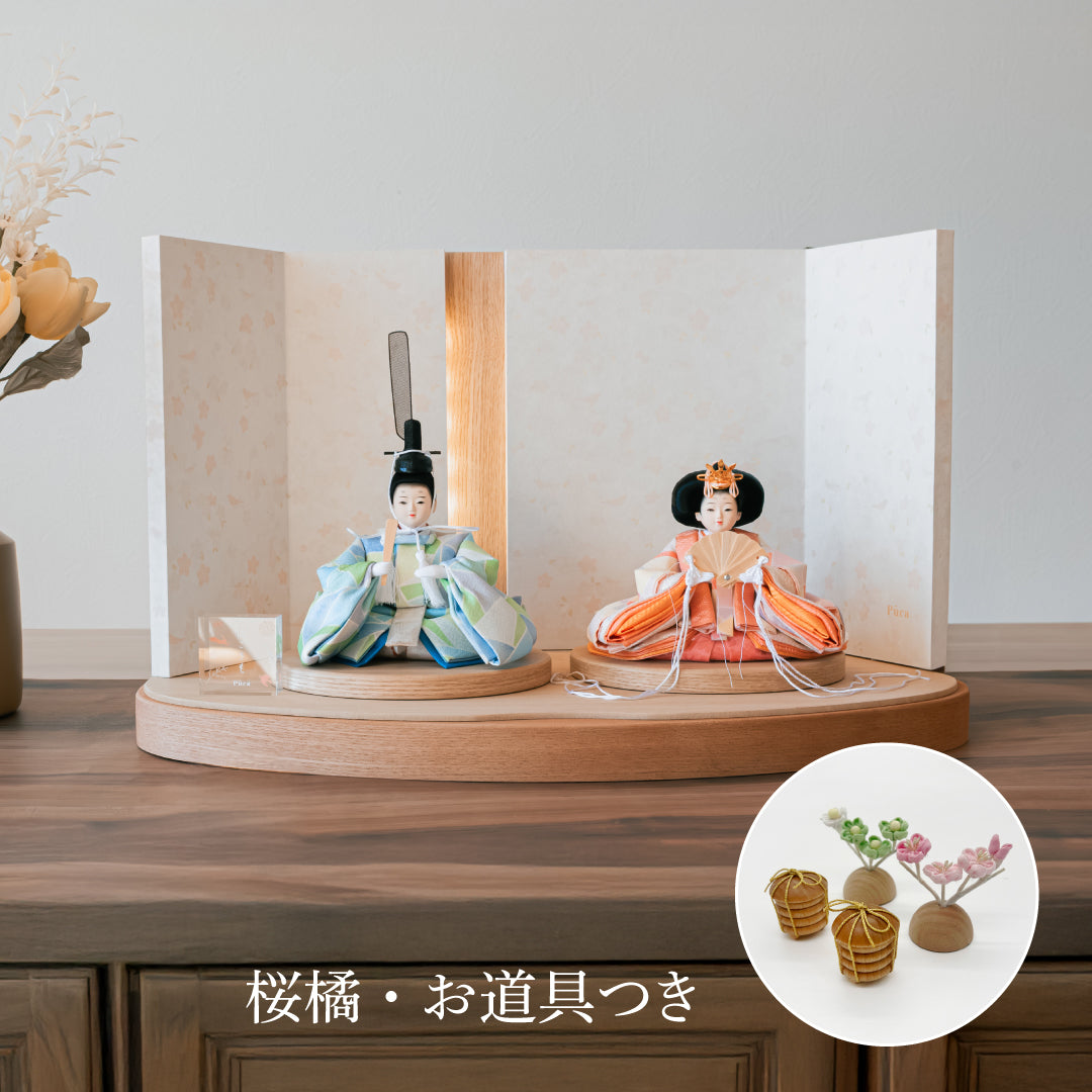 [Limited Quantity] Puca Hanakoromo-Noshime Original Folding Screen Set (Puca costume) 