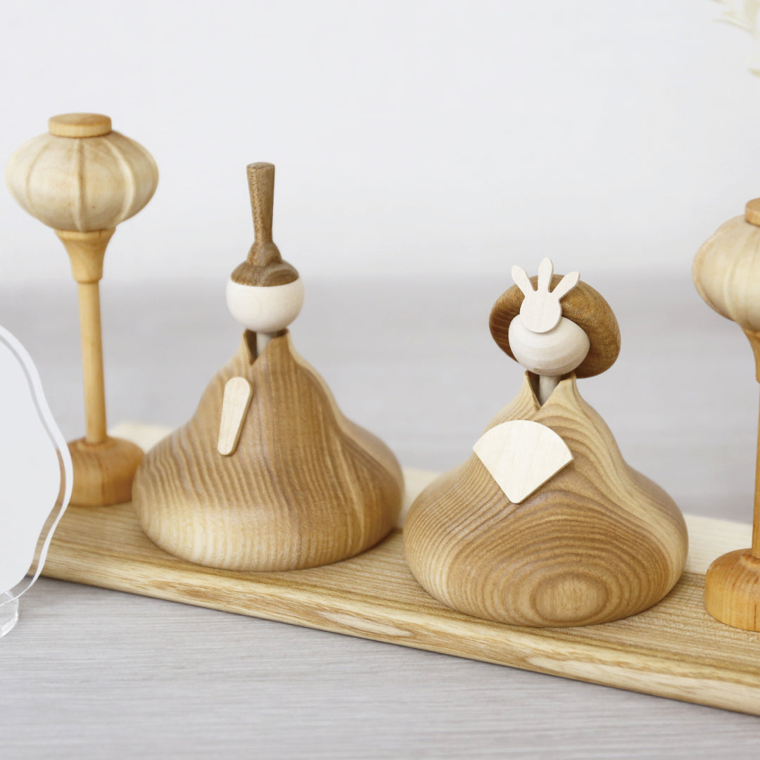 [toumei] Gold foil chopstick rest, wooden box, 5 pieces, Masuki Resin