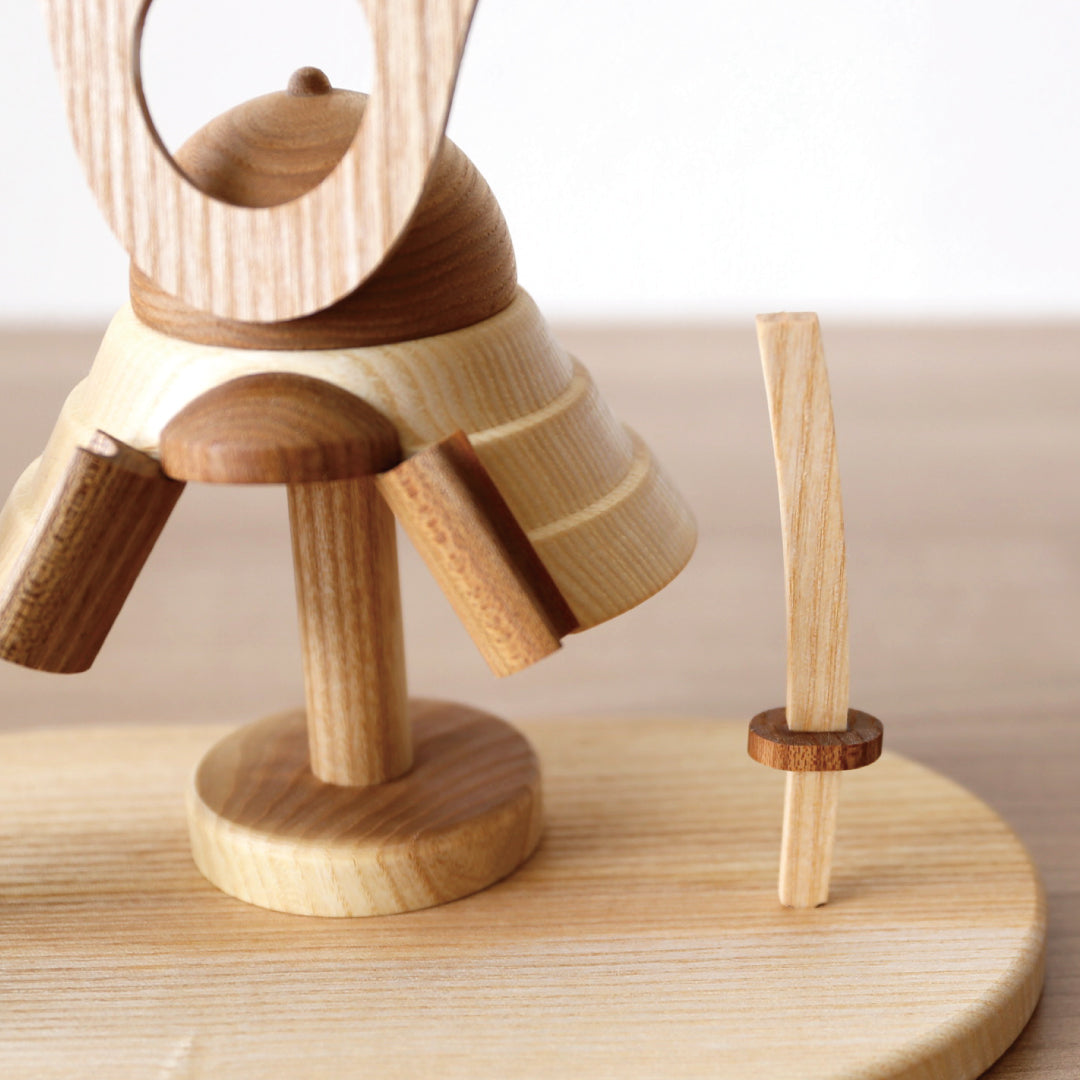 [toumei] Gold foil chopstick rest, wooden box, 5 pieces, Masuki Resin