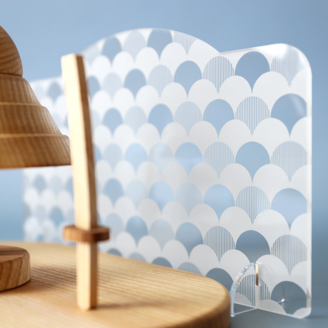 KOTOHA 木製五月人形《アクリル屏風セット》 ｜ 徳永こいのぼり公式