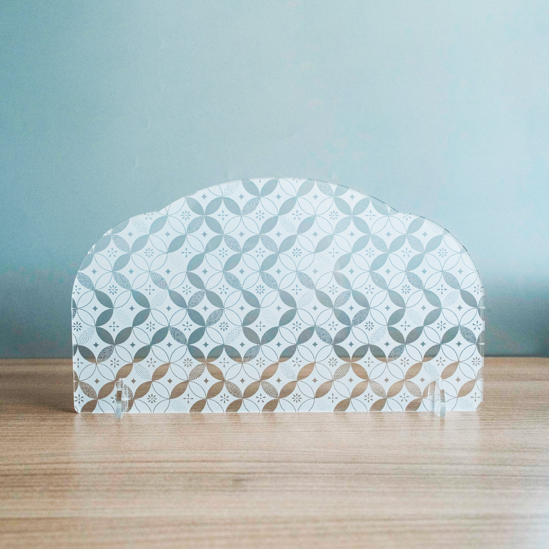 [toumei] Gold foil chopstick rest, wooden box, 5 pieces, Masuki Resin