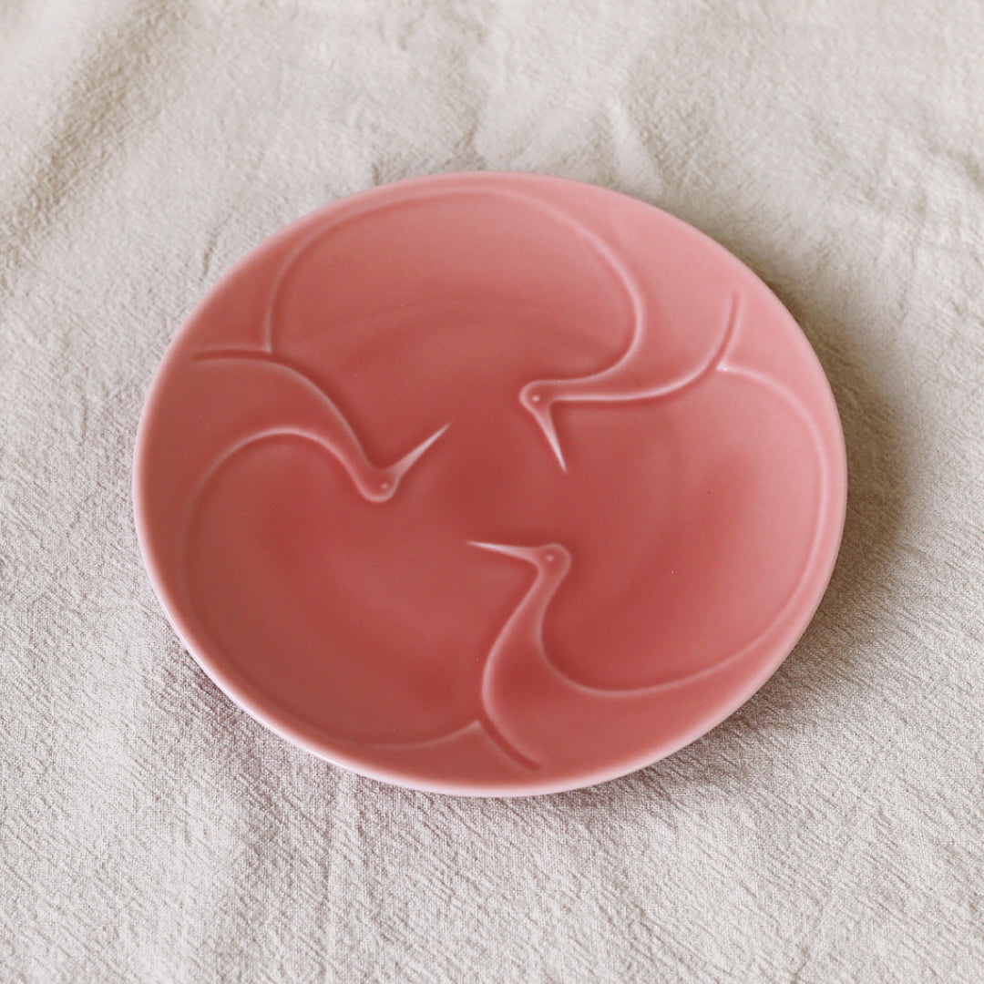 Small plate set - Crane relief -