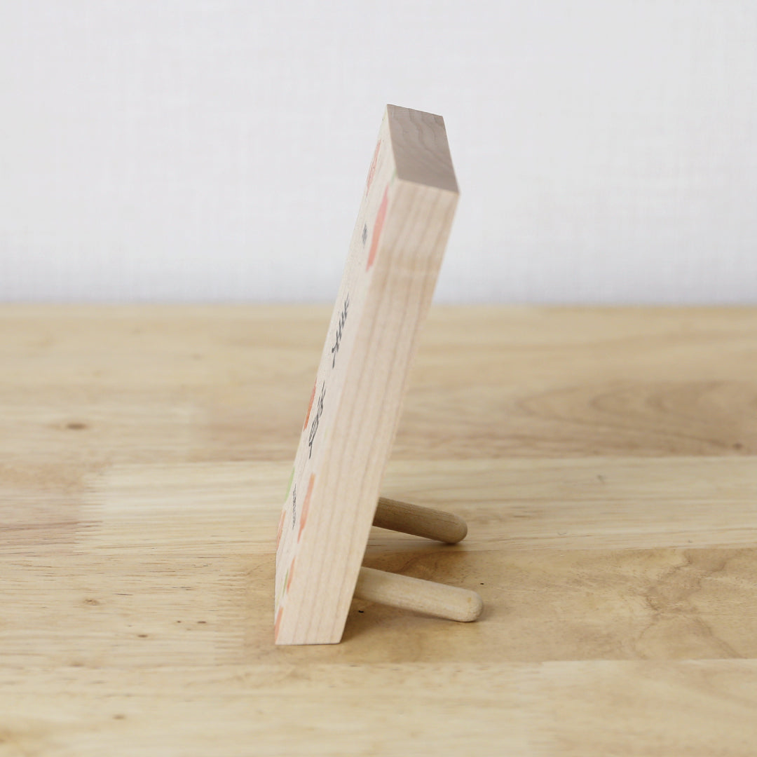 [toumei] Gold foil chopstick rest, wooden box, 5 pieces, Masuki Resin