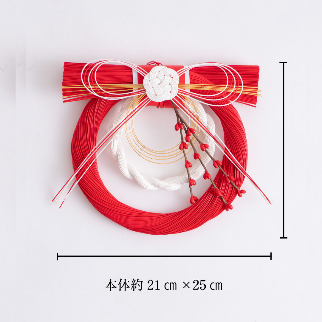 水引飾り 花結び （大）お正月飾り　しめ縄