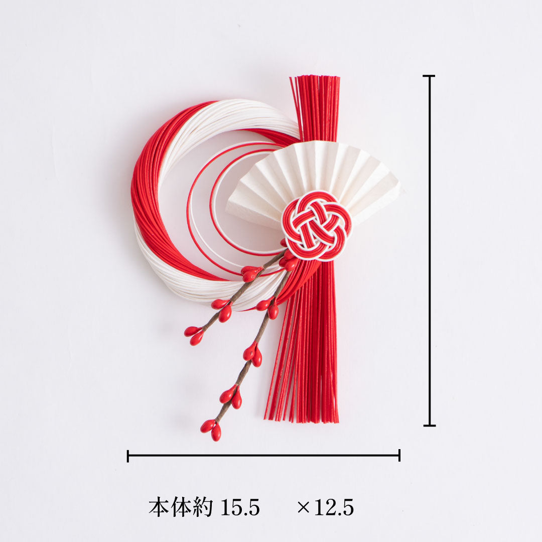 水引飾り つぼみ扇 正月飾り しめ縄 – 晴れと暮らす