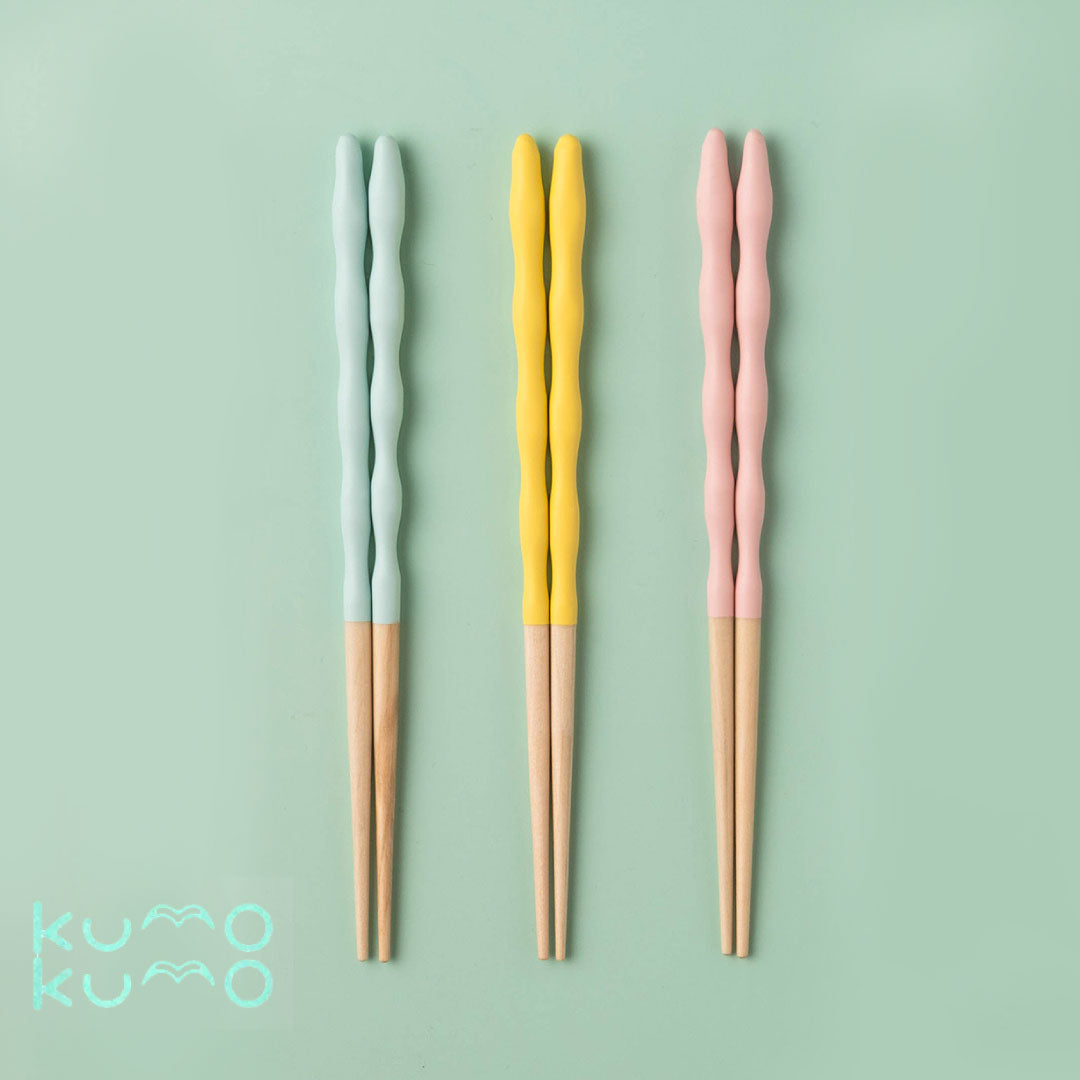 kumokumo箸 18cm ｜6歳～10歳◇持ち方をアシスト｜お名前ギフト｜子ども箸 食洗対応